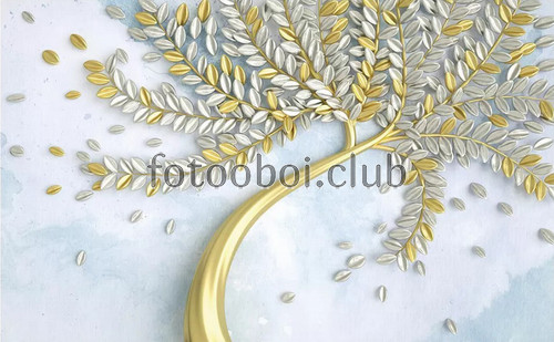 золото, дизайнерские, дерево, 3д, 3d